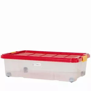 Unterbett-Box 59,5x39,5x17cm + Deckel + Rollen Bedroller Box Boxen Aufbewahrung - Bild 1 von 1