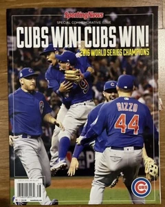 Sporting News „CUBS WIN! CUBS WIN!“ 2016 Commemorative World Series Issue - Bild 1 von 3