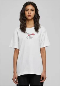 Days Beyond Bath & Bozzy Tee Top Shirt Oversize White Print Motif New - Picture 1 of 12