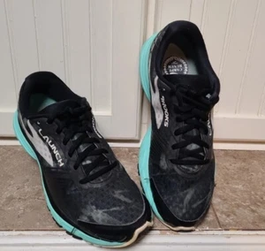 Brooks Damengröße 9 Launch 3 schwarz türkis sportliche Laufschuhe - Bild 1 von 6