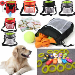 New Dog Training Treat Pouch Bag Pet Waist Bum Bags Belt Snack Treats Walking UK