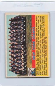 1956 Topps #113 New York Giants Team Sehr guter Zustand/Ex 1231 - Bild 1 von 2