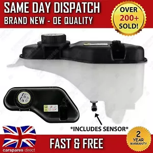 JAGUAR XF, XJ, XK 2.0 3.0 4.2 5.0 RADIATOR COOLANT EXPANSION HEADER TANK & CAP - Picture 1 of 7
