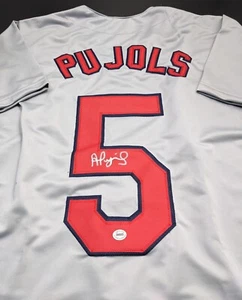 Albert Pujols St. Louis Cardinals Autographed Signed Jersey Size XL with COA - Picture 1 of 4