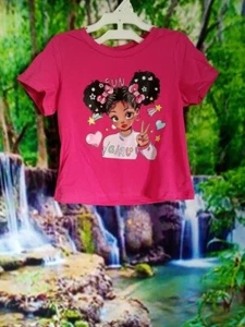 Girl Summer Pink Shirt Size 5T - Picture 1 of 2