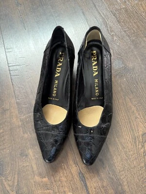 Zapatos de tacón alto PRADA 37 negros Foto 1 de 4