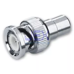 Male Coaxial BNC to Female RCA/Phono Adapter Connector CCTV Camera Converter - Picture 1 of 1