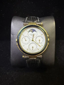 ๐ Lassale Moonphase Multi-Function Quartz Watch โ Vintage Elegance - Picture 1 of 5