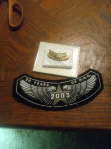Harley 20 Years Of HOG Patch and Pin-2003(New) HOG 2003 - Picture 1 of 4