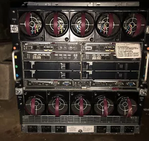 PRICE DROP HPE C7000 Blade Enclosure with 7 blades (SeeDescription for details!) - Picture 1 of 3