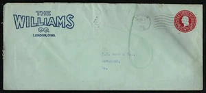 US 1916 #U432 - 2c #10 Stamped Envelope Cover Williams Co Steel Wool London OH - Picture 1 of 2