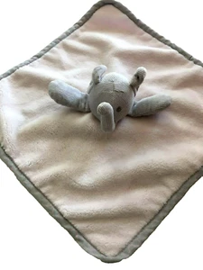 Koala Baby Elephant Lovey Gray Pink Security Blanket Crib Toy Plush - Picture 1 of 12