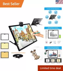 Ultra-Thin A3 Light Board with Magnet Clip & Battery Power - Perfect for Tracing - Picture 1 of 9