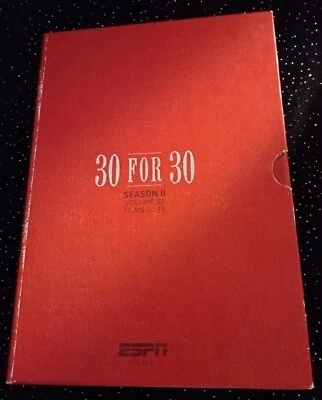 30 FOR 30 SEASON II VOLUME 01 FILMS 01-15, 6 DVD SET ESPN SPORTS FOOTBALL BOXING - Image 1 of 4