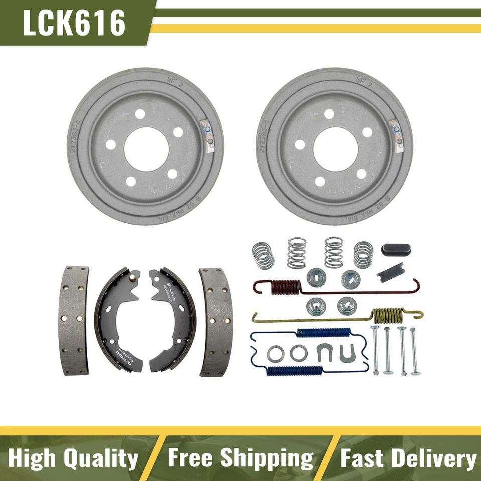 Kit de resorte de herrajes tambores de freno traseros y zapatas de freno Eagle Premier 1988 Foto 1 de 4