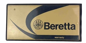 Vintage Lot Beretta Warranty AND Safety Rules Booklets In Plastic Holder - Picture 1 of 6
