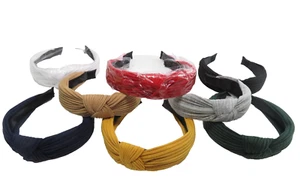 Knotted Headbands for Women Girls 9 Pcs Wide Plain Turban Headband Fashion * - Bild 1 von 3