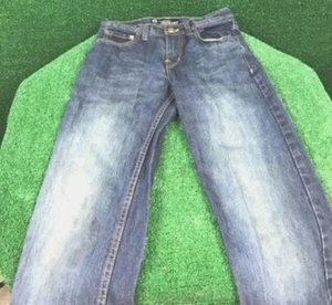 Akademiks Women's Blue Denim Jeans Casual Designed Pockets 100% Cotton Sz 12 - Picture 1 of 12