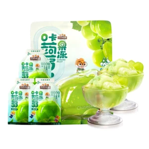 480g Fruit Jelly Snack Tik Tok CANDY Jelly Fruit Candy Green Grape Jelly - Picture 1 of 4