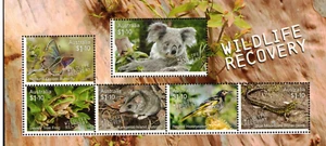 AUSTRALIA 2020-WILDLIFE RECOVERY MINI SHEET MUH - Picture 1 of 1