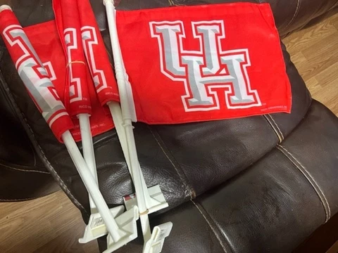 University of Houston (Cougars) NEW Car Flag - licensed Product LOT OF 4! Cover