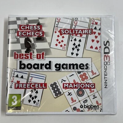 NEUF NEW best of board games échecs solitaire nintendo 3DS compatible 2DS - Bild 1 von 2