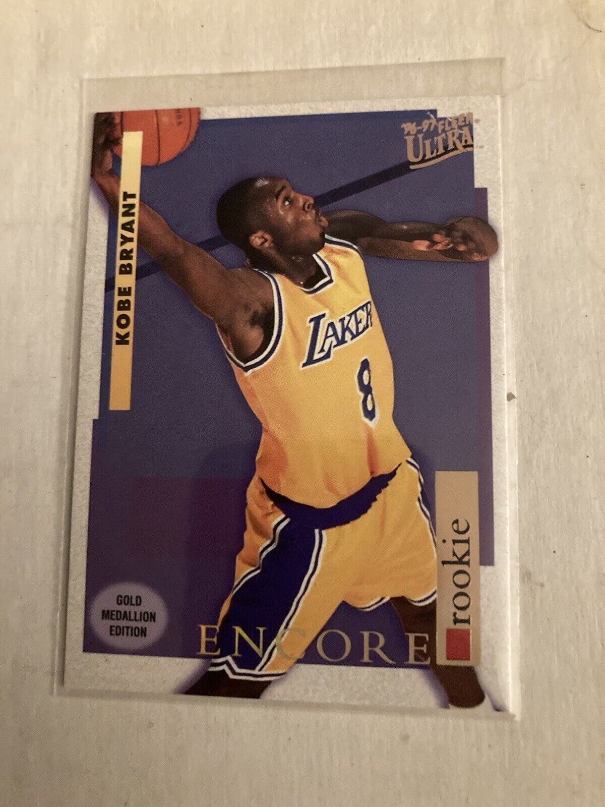 Kobe Bryant 1996-97 Fleer Ultra Gold Medallion Edition #G-266 Rookie RC Lakers