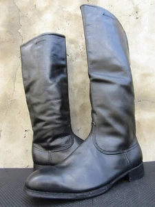 Botas de Patrulla de Motociclista Occidentales Vintage Ejército Alto Riding Jack Calvary EU 45 | US 12 - Imagen 1 de 10