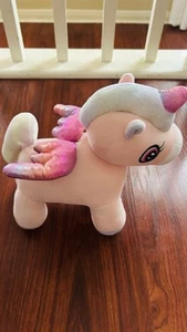 12-Inch Pink Unicorn Plush Toy – Soft Cuddly Stuffed Animal for Kids - Picture 1 of 6