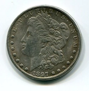 Dólar de plata Morgan 1897-P - Imagen 1 de 2