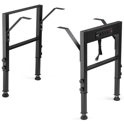 19.6-Inch Depth Workbench Frame, Height Adjustable 28.5" to 33.8",Set of 4 Me - Image 1 of 4