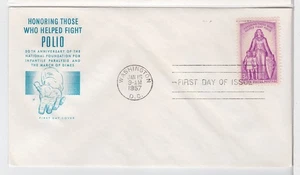 TurtlesTradingPost- Fight Infantile Paralysis #1087 FDC 1957 House of Farnam - Picture 1 of 1