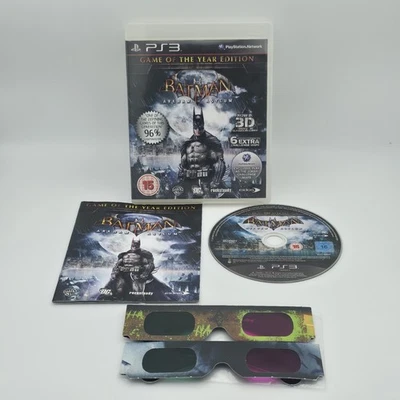 Batman Arkham Asylum Game of the Year (PS3) Complete with Manual - Tested - Image 1 of 4