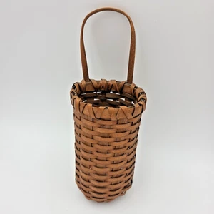Cesta coctelera colgante tejida a mano 4x11 coleccionable - Imagen 1 de 6