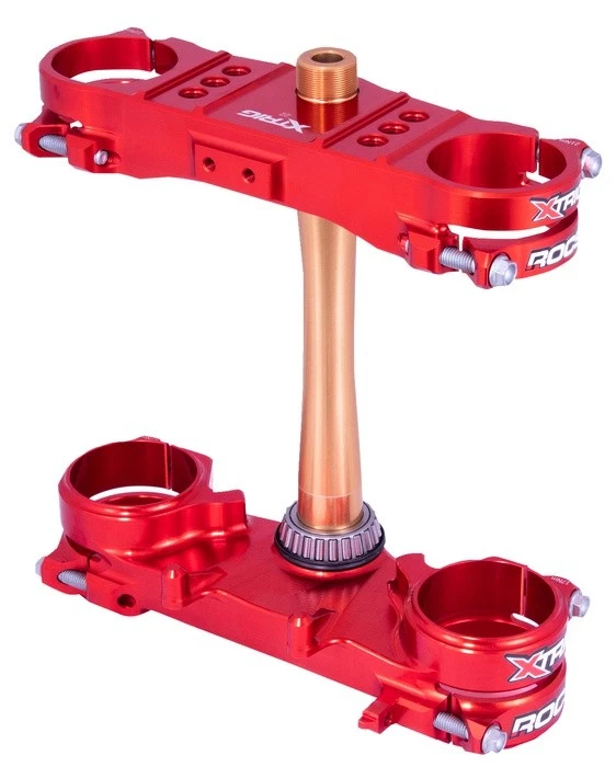 Xtrig ROCS Triple Clamp Red #501330101201 fits Honda CRF450R 2017-2018 Foto 1 de 1