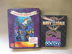 Atari ST ~ 2 Vintage Boxed Games Disks ~ Navy Seals & The Magnetic Scrolls Coll. - Picture 1 of 10