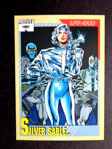 1991 IMPEL *MARVEL UNIVERSE II* CARD #21 SILVER SABLE NM - Picture 1 of 2