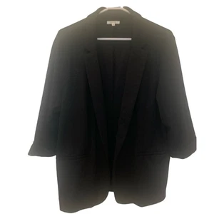 Maurices Cardigan Jacke 2X schwarz vorne offen Revers Business Freizeit klassisch - Bild 1 von 9