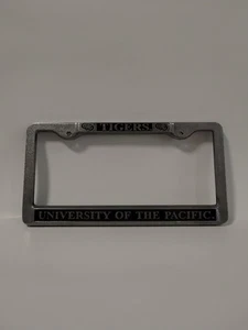 University of The Pacific Tigers License Plate Frame Embossed Metal Stockton CA  - Picture 1 of 21