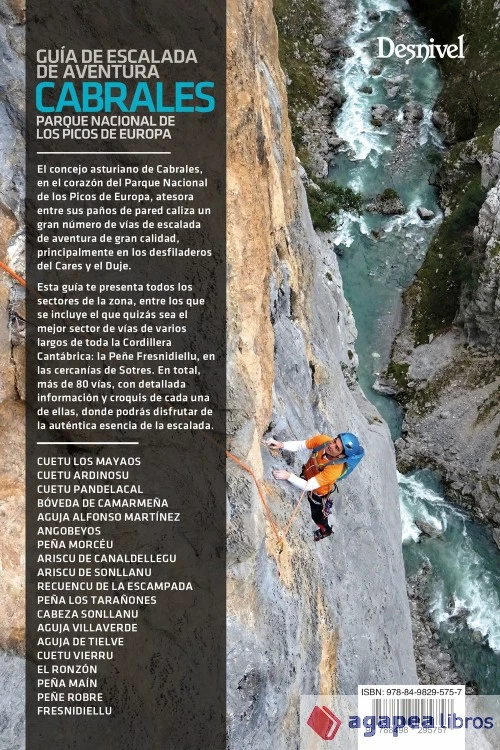 Cabrales, guía de escalada de aventura: Desfiladeros del Cares y Duje. NUEVO - Imagen 1 de 1
