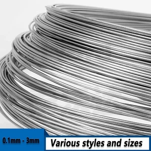 304 A2 Stainless Steel Wire Soft And Hard Wire Rustproof Durable Dia 0.1mm - 3mm - Picture 1 of 8