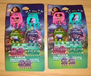 Lot 2  Claire’s Disney Encanto Girls Hair Clips Set Glitter Sparkle Movie NWT - Picture 1 of 1