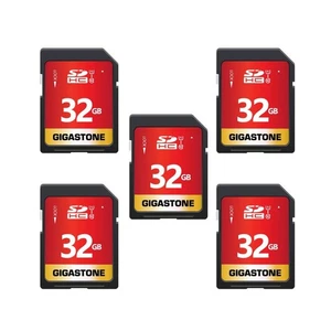 GIGASTONE 32GB Scheda SD 5-Pack UHS-I U1 Classe 10 Scheda di Memoria SDHC Alta Velocità F... - Foto 1 di 7
