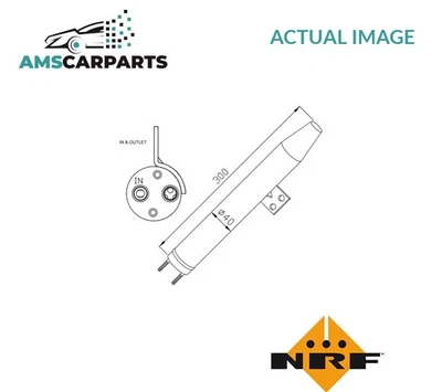 A/C AIR CONDITIONING DRYER 33306 NRF NEW OE REPLACEMENT - Image 1 of 4