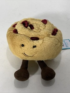 Jellycat Amuseables PENELOPE PAIN AU RAISIN PLUSH NEW NWT - Picture 1 of 5