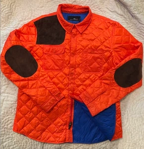 Ralph Lauren Polo RLX Quilted Puffer Suede Patchwork Aztec Western Jacket  XL - Picture 1 of 14