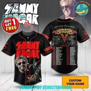 Personalized- Sammy Hagar 2024 The Best Of All Worlds Custom Baseball - Picture 1 of 6