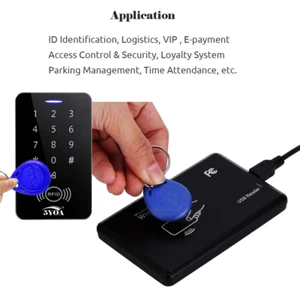 Key RFID Proximity Smart Card Fobs 125KHz H10301 125 Fob Token Tag Bit Wiegand - Picture 1 of 8