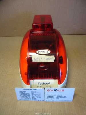 TATTOO 2 BASIC ID Card Color Printer Single sided USB - 5823 CARDS / 1 LINE - Bild 1 von 4