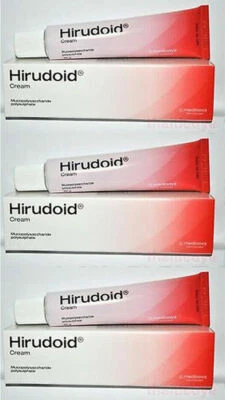 3 x HIRUDOID Bruises Inflamed Sun Burn Scars Cream 10 g. - Image 1 of 4